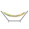 Emma and Oliver Ailani Cotton Two Person Hammock with Space Saving Steel Stand, Premium Carry Bag and Hanging Hardware